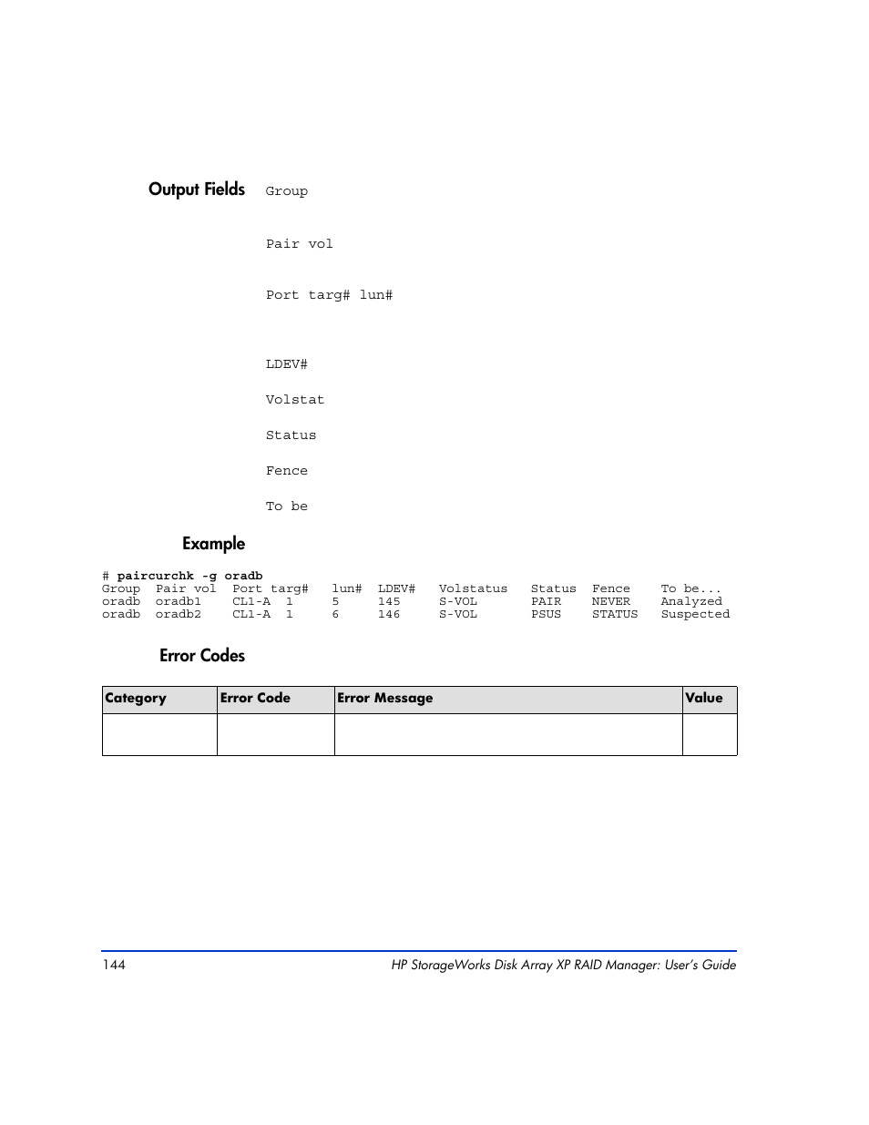 HP XP Continuous Access Software User Manual | Page 144 / 412