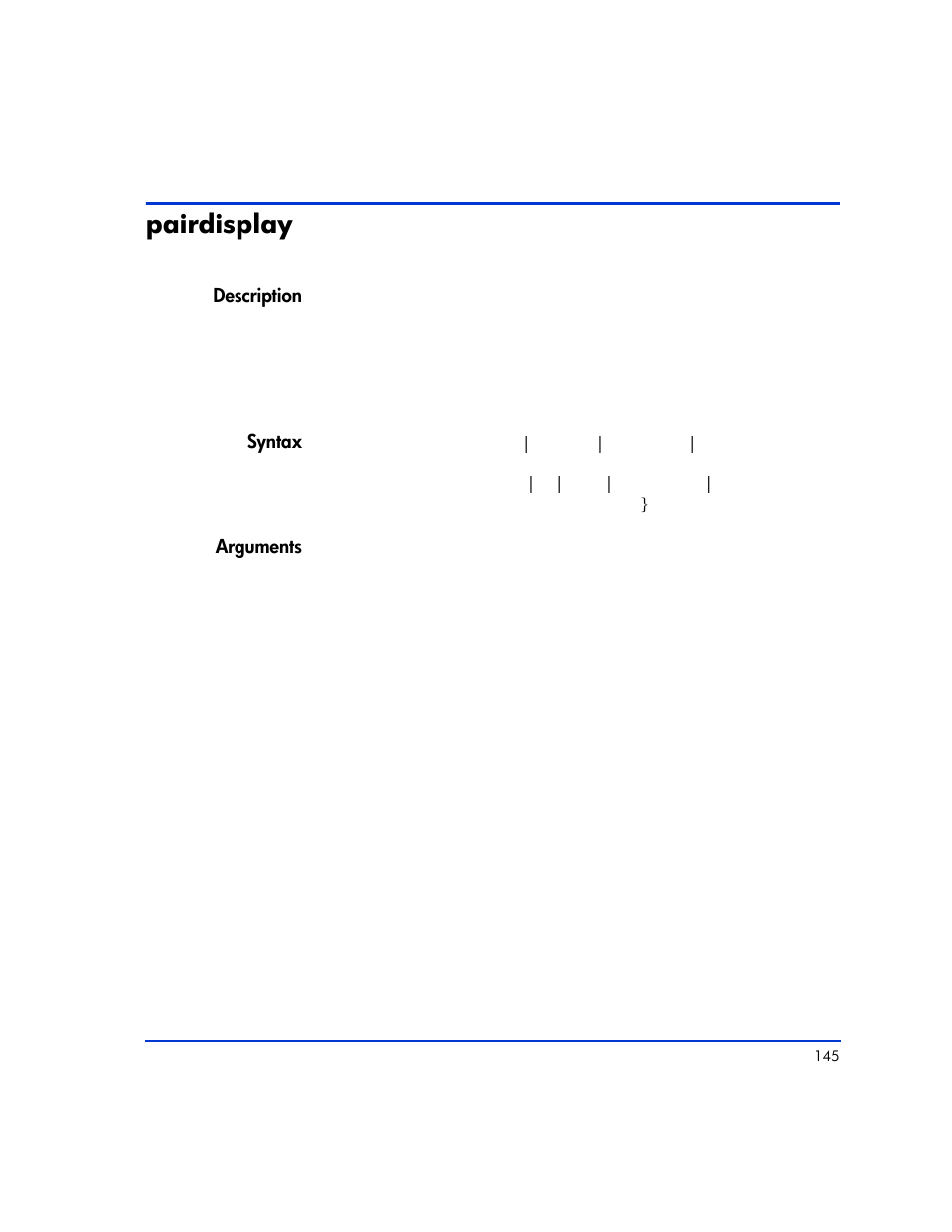 Pairdisplay, Pairdisplay 145 | HP XP Continuous Access Software User Manual | Page 145 / 412