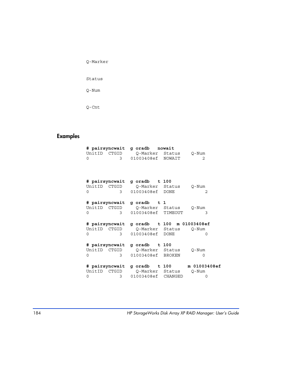 HP XP Continuous Access Software User Manual | Page 184 / 412