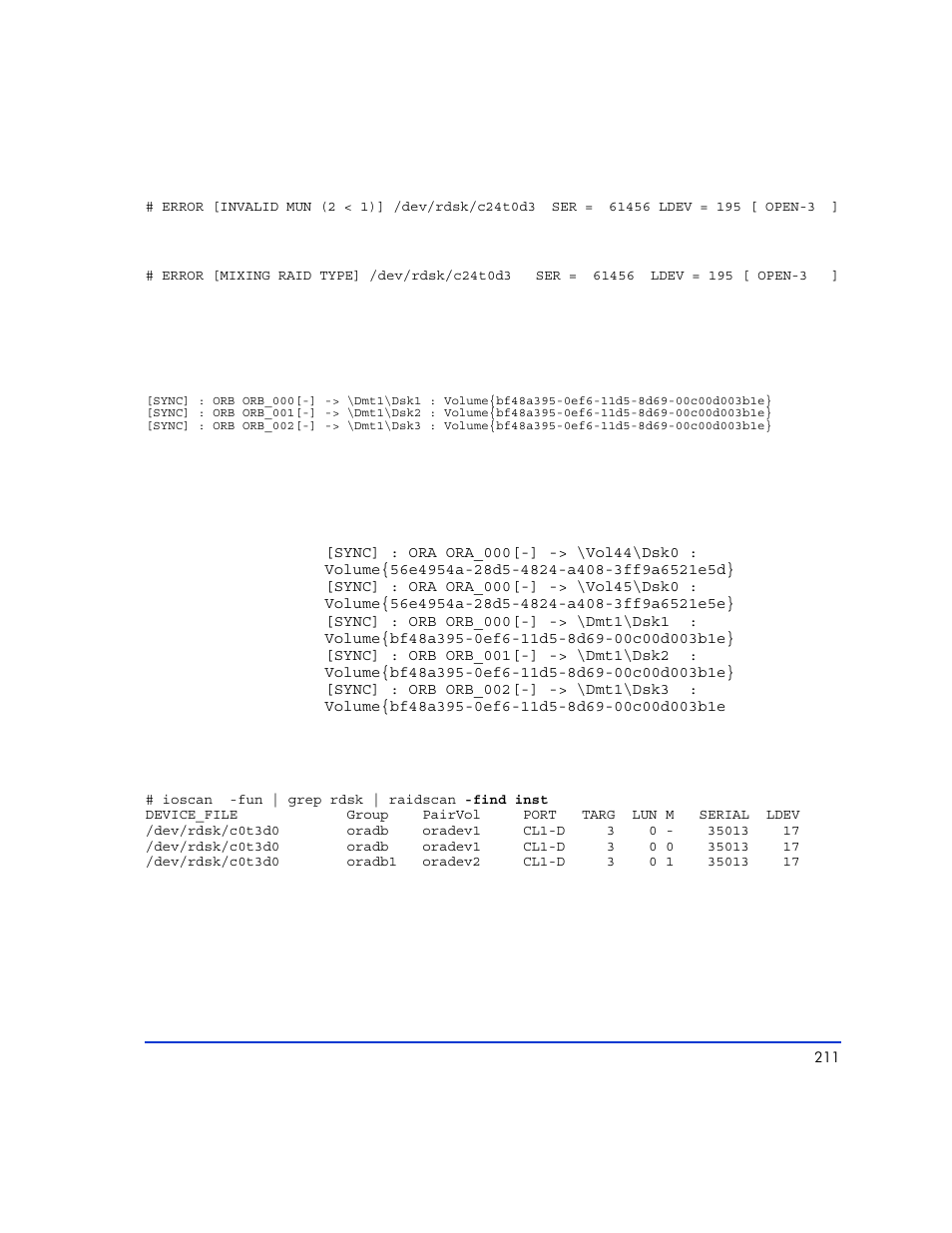 HP XP Continuous Access Software User Manual | Page 211 / 412