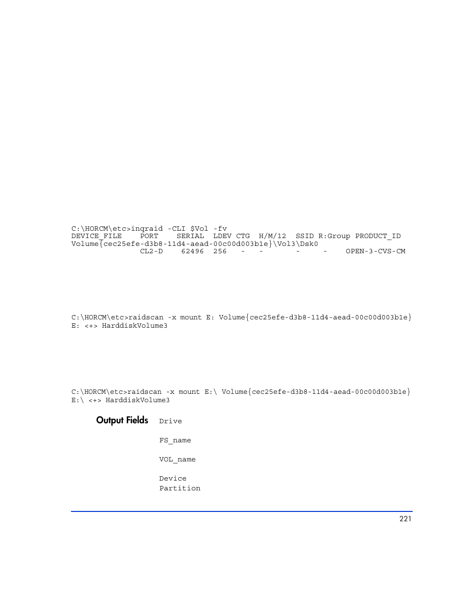 HP XP Continuous Access Software User Manual | Page 221 / 412