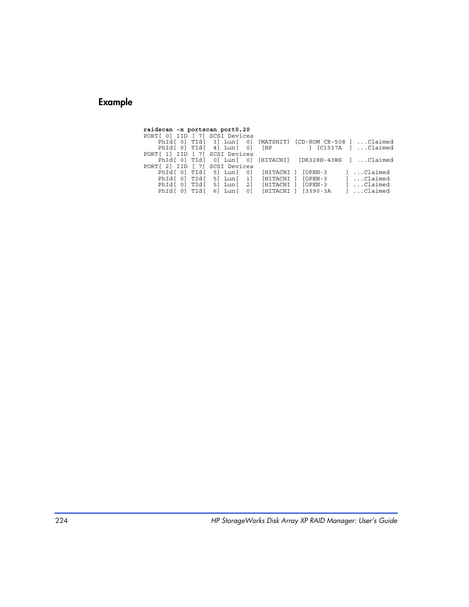 Example | HP XP Continuous Access Software User Manual | Page 224 / 412