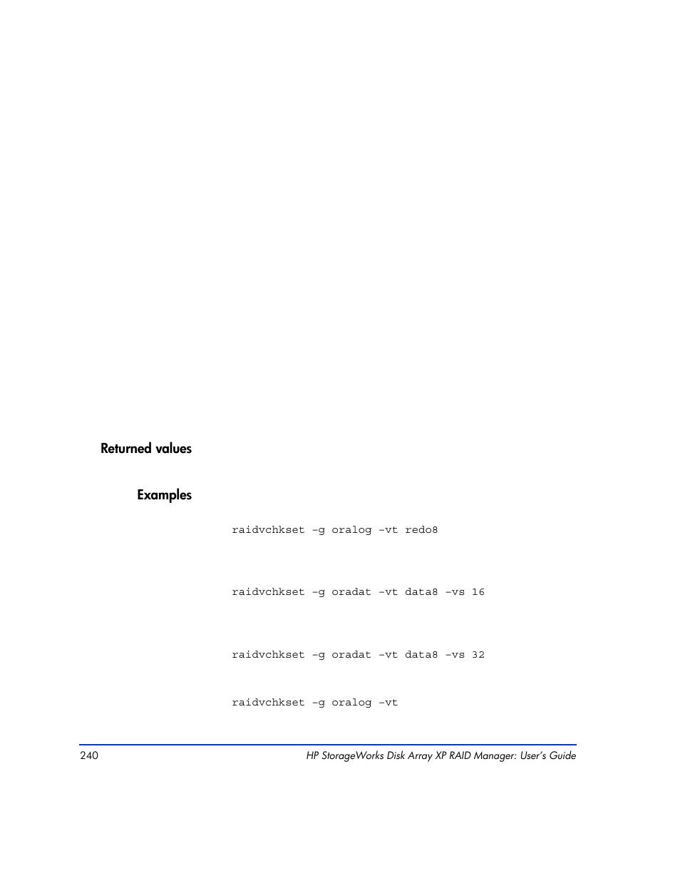 HP XP Continuous Access Software User Manual | Page 240 / 412