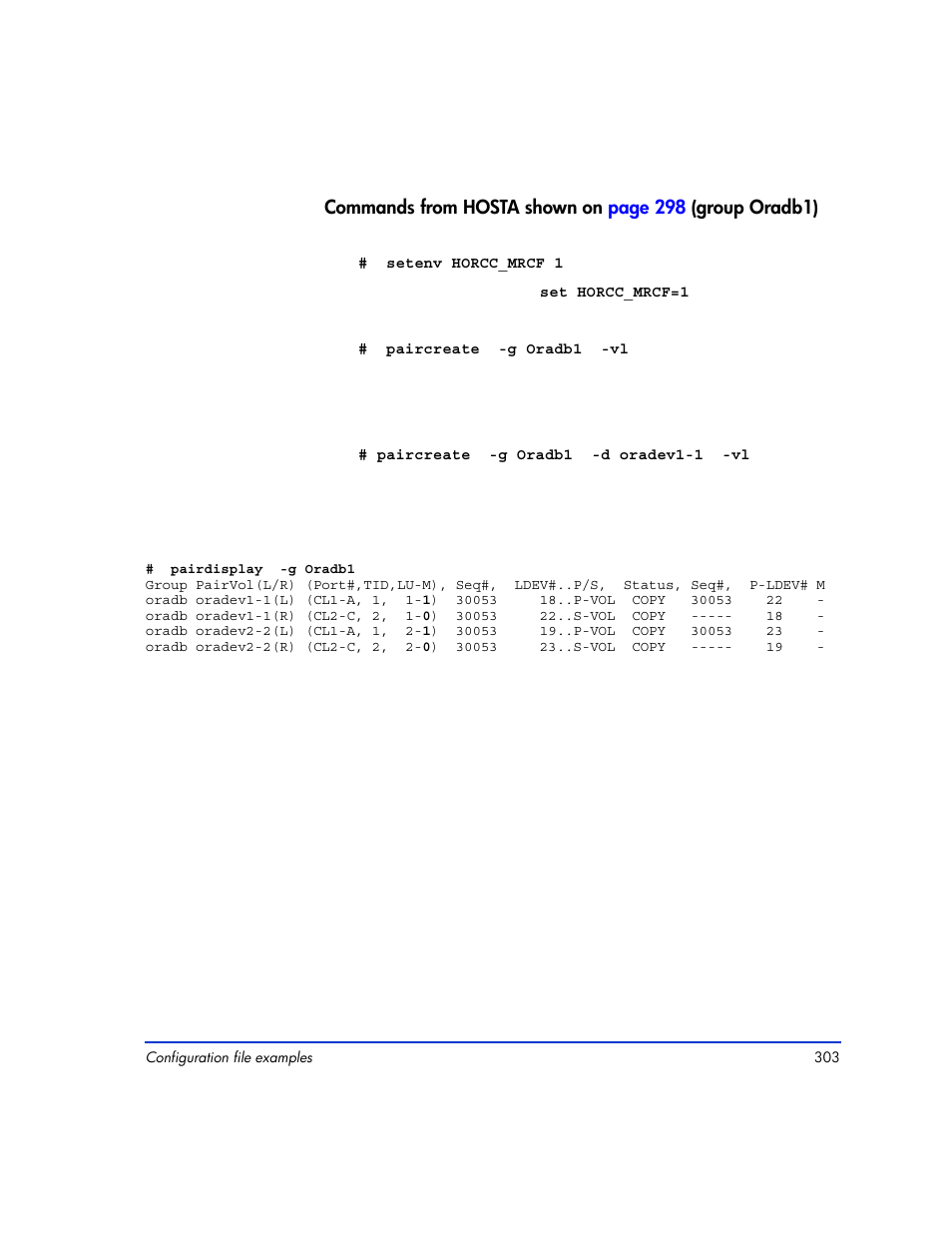 HP XP Continuous Access Software User Manual | Page 303 / 412