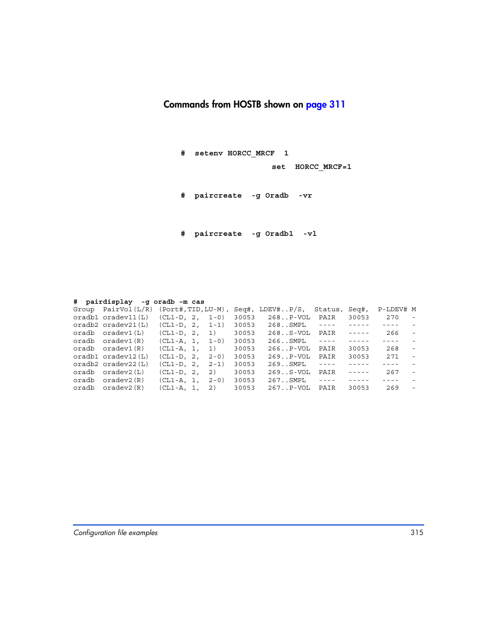 HP XP Continuous Access Software User Manual | Page 315 / 412