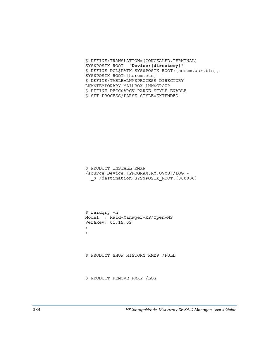 HP XP Continuous Access Software User Manual | Page 384 / 412