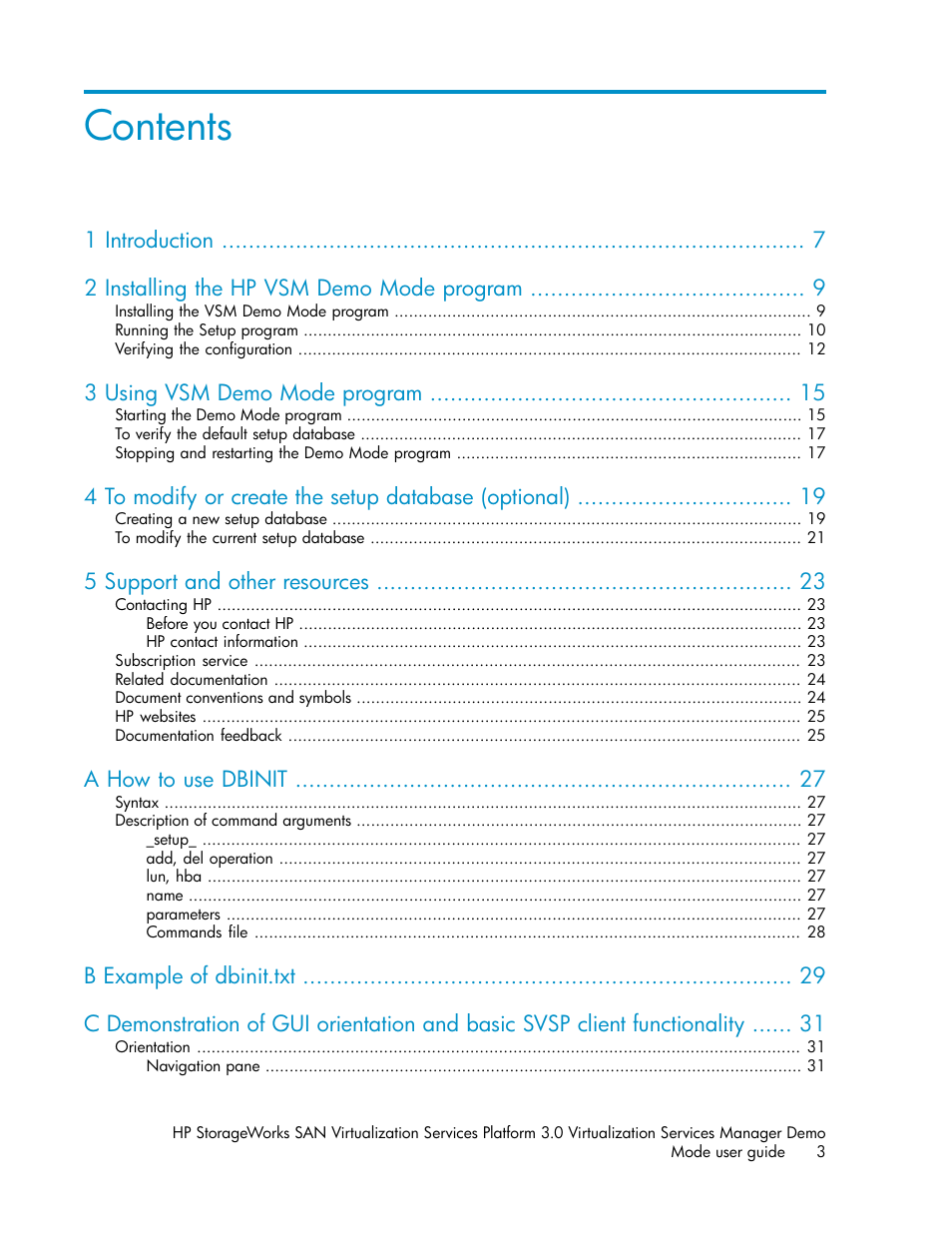 HP SAN Virtualization Services Platform User Manual | Page 3 / 80