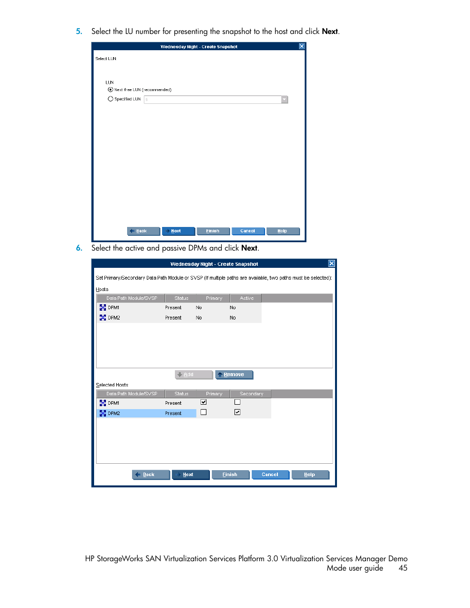 HP SAN Virtualization Services Platform User Manual | Page 45 / 80
