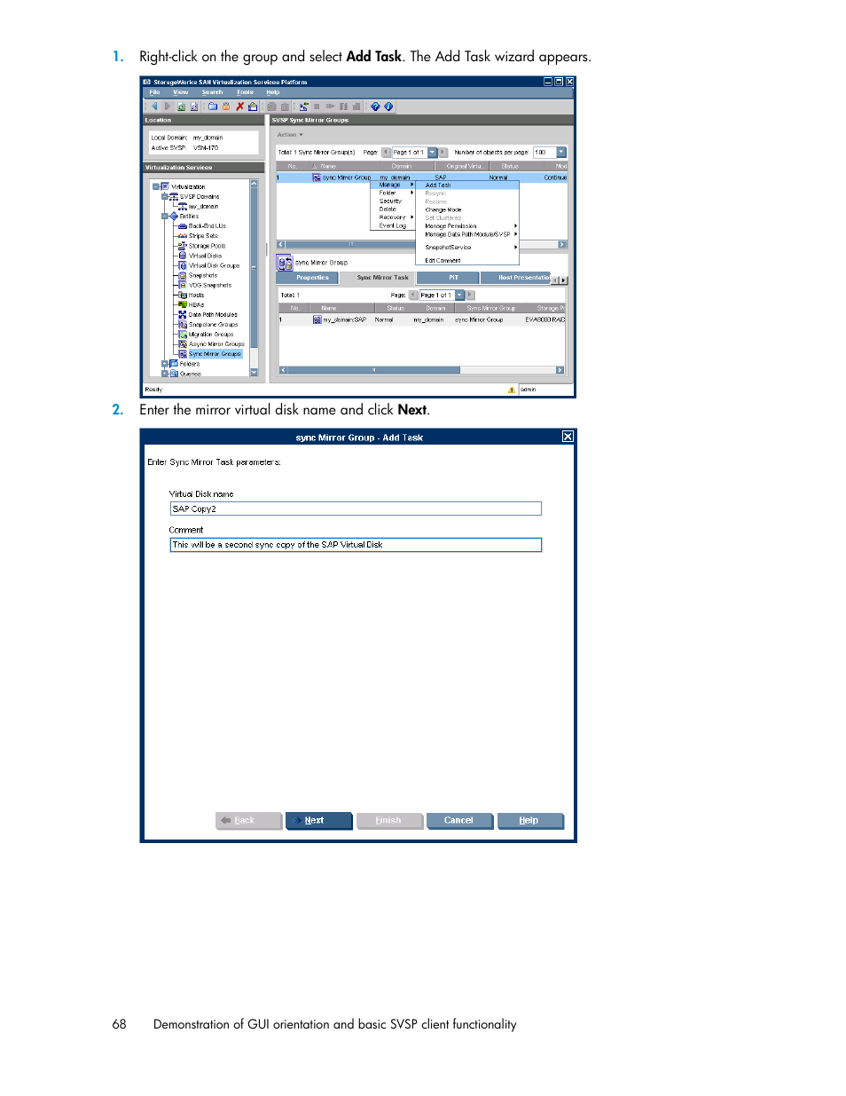 HP SAN Virtualization Services Platform User Manual | Page 68 / 80
