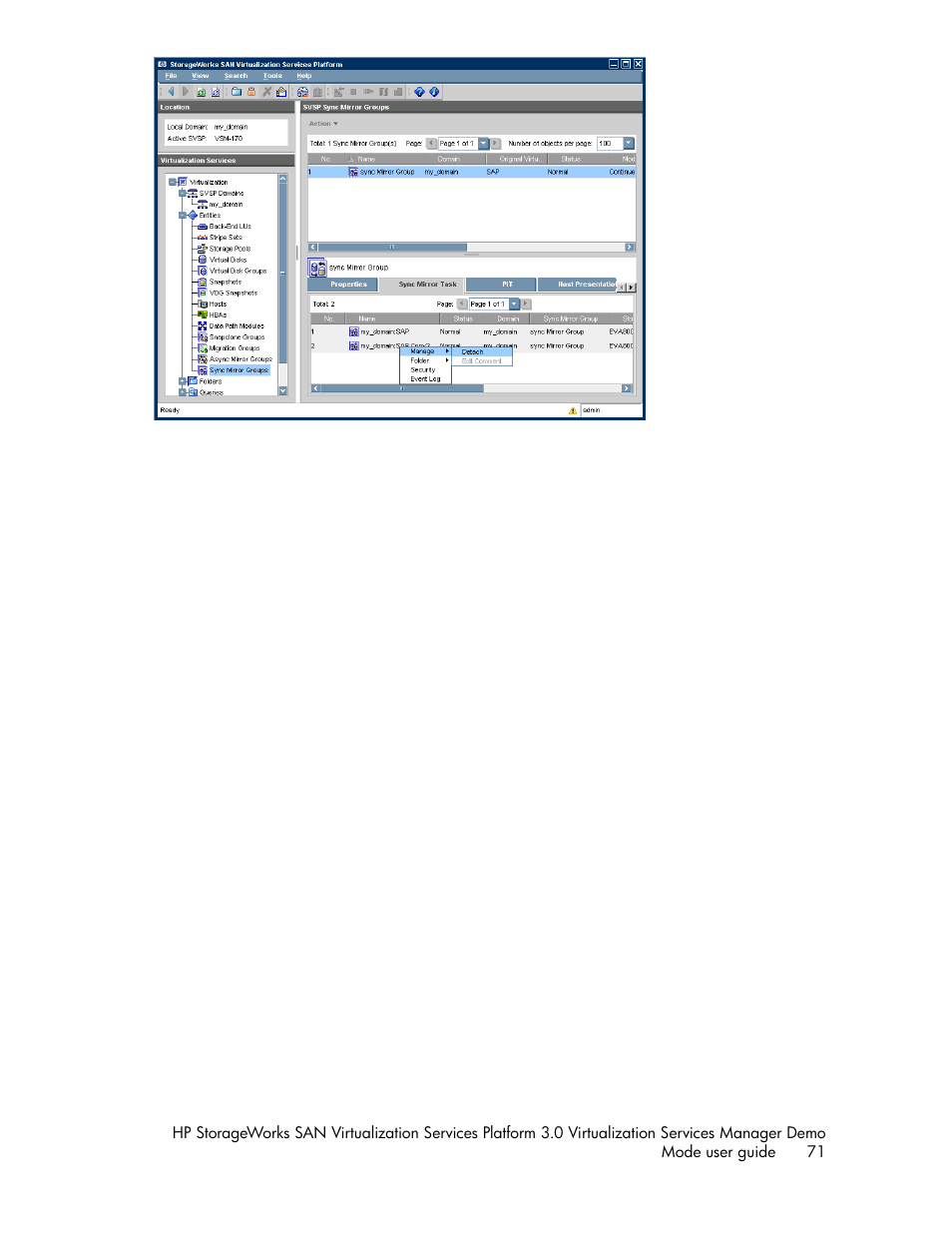 HP SAN Virtualization Services Platform User Manual | Page 71 / 80