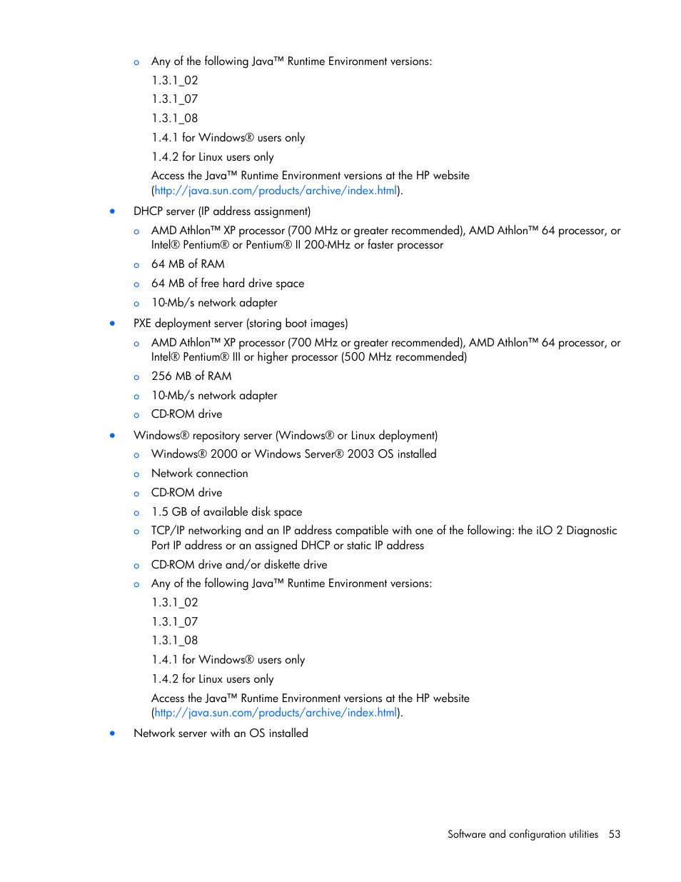 HP ProLiant BL280c G6 Server-Blade User Manual | Page 53 / 108