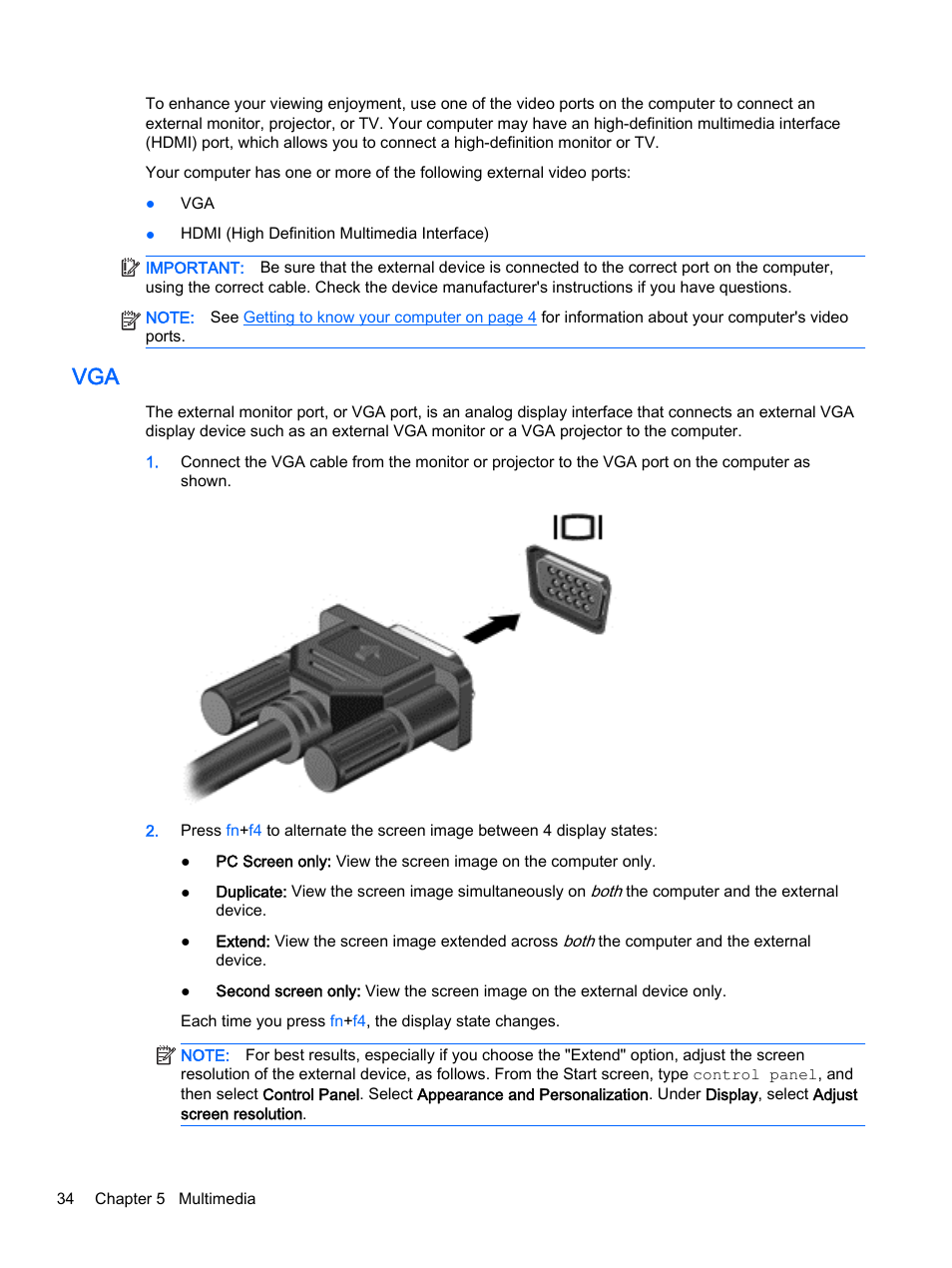 HP ProBook 430 G2 Notebook PC User Manual | Page 44 / 98