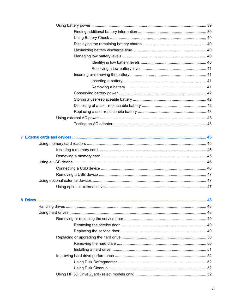 HP ProBook 430 G2 Notebook PC User Manual | Page 7 / 98