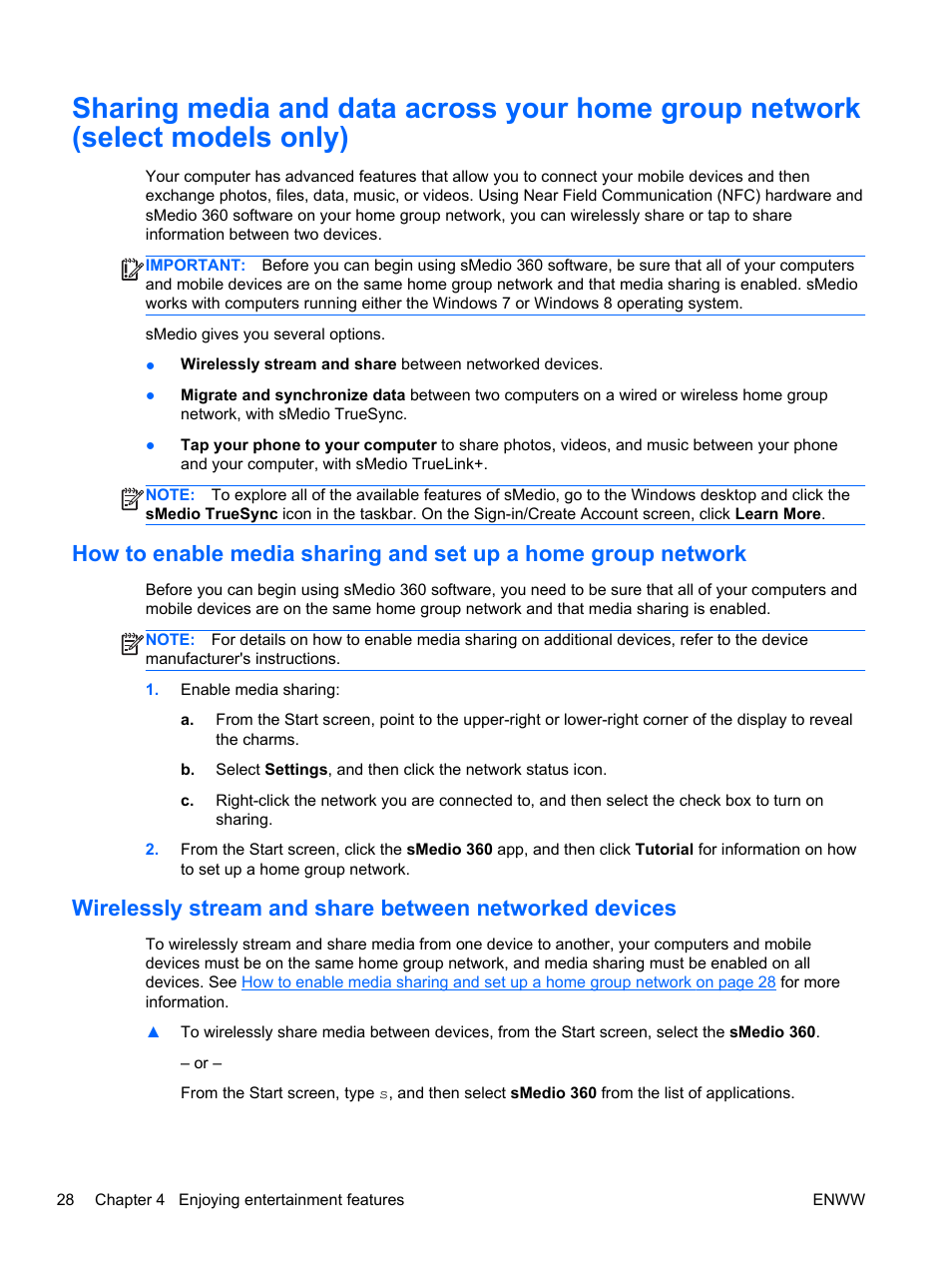 HP Split 13t-g100 CTO x2 PC User Manual | Page 38 / 89