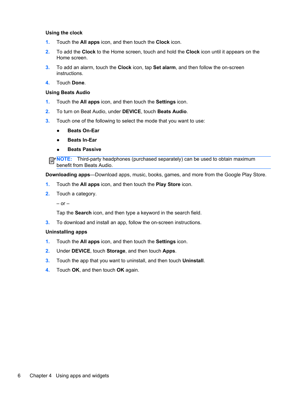 HP Slate 7 2800 Tablet User Manual | Page 10 / 20