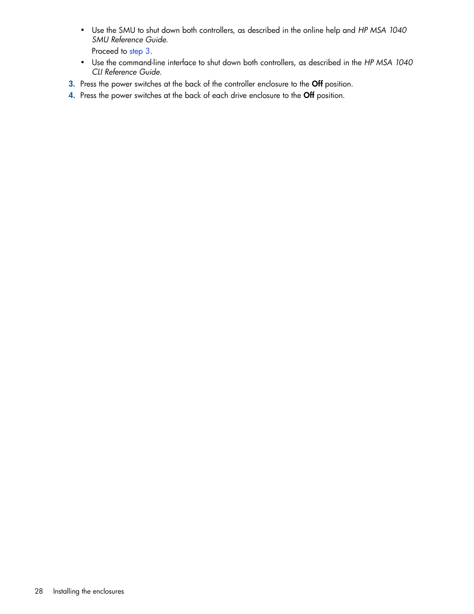 HP MSA 1040 SAN Storage User Manual | Page 28 / 84