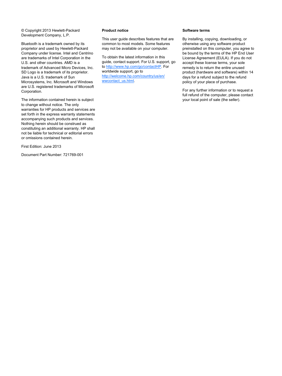 HP ZBook 15 Mobile Workstation User Manual | Page 2 / 108