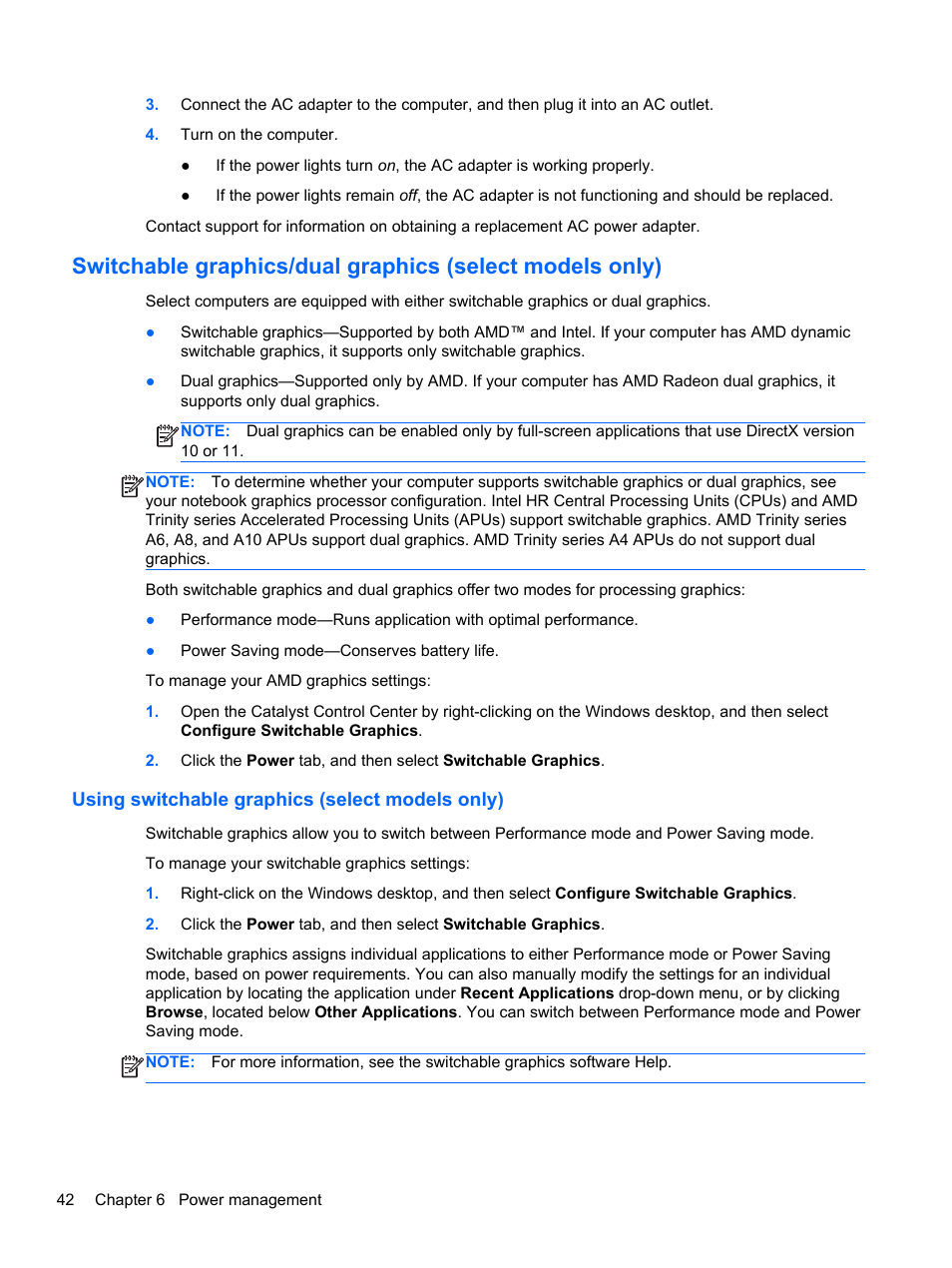 Using switchable graphics (select models only) | HP ZBook 15 Mobile Workstation User Manual | Page 52 / 108