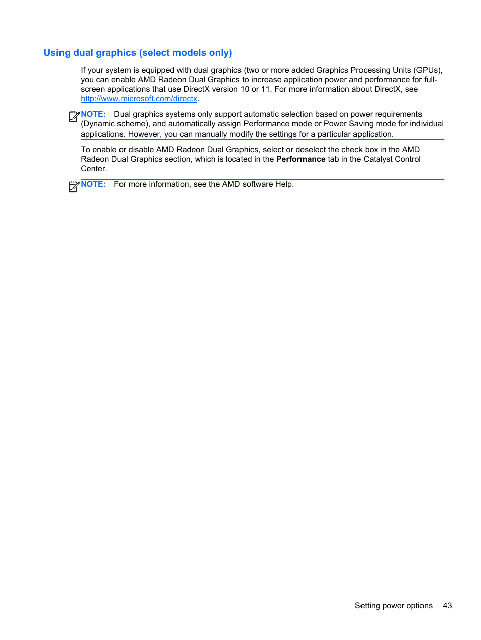 Using dual graphics (select models only) | HP ZBook 15 Mobile Workstation User Manual | Page 53 / 108