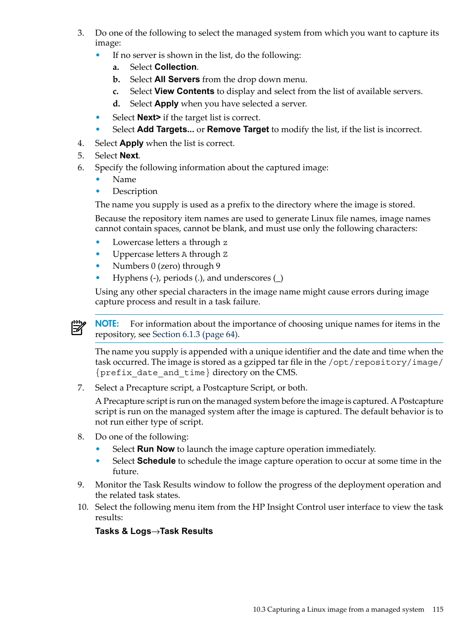 HP Insight Control Software for Linux User Manual | Page 115 / 278