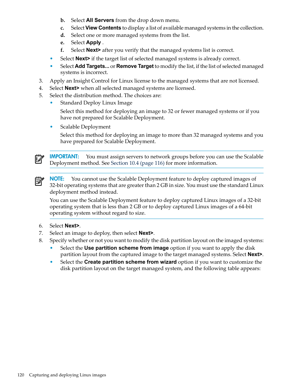 HP Insight Control Software for Linux User Manual | Page 120 / 278