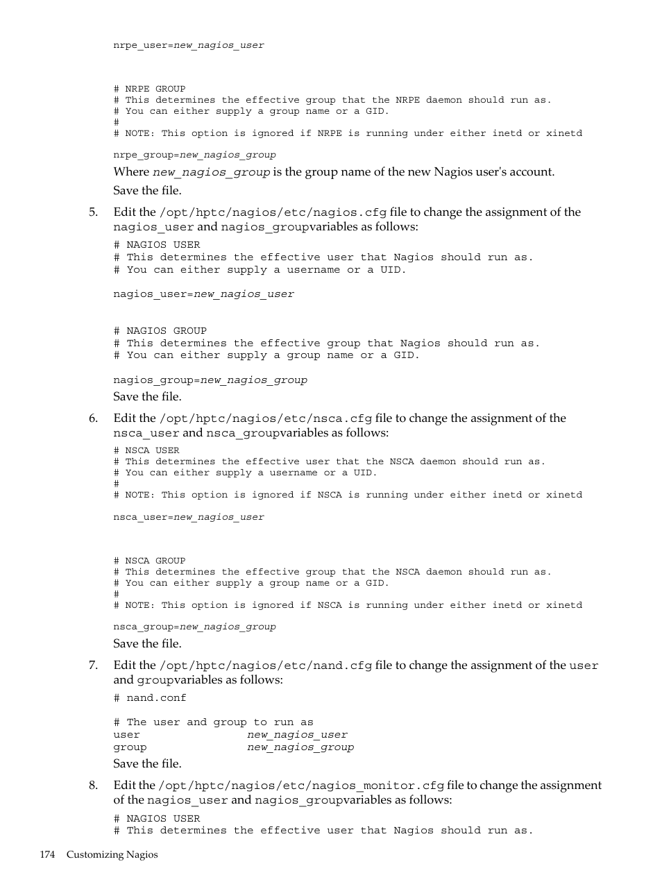 HP Insight Control Software for Linux User Manual | Page 174 / 278