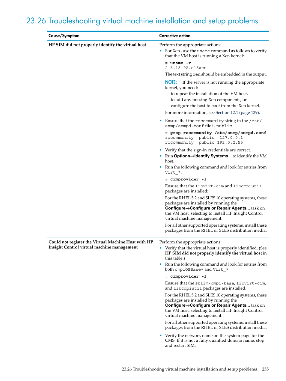 HP Insight Control Software for Linux User Manual | Page 255 / 278