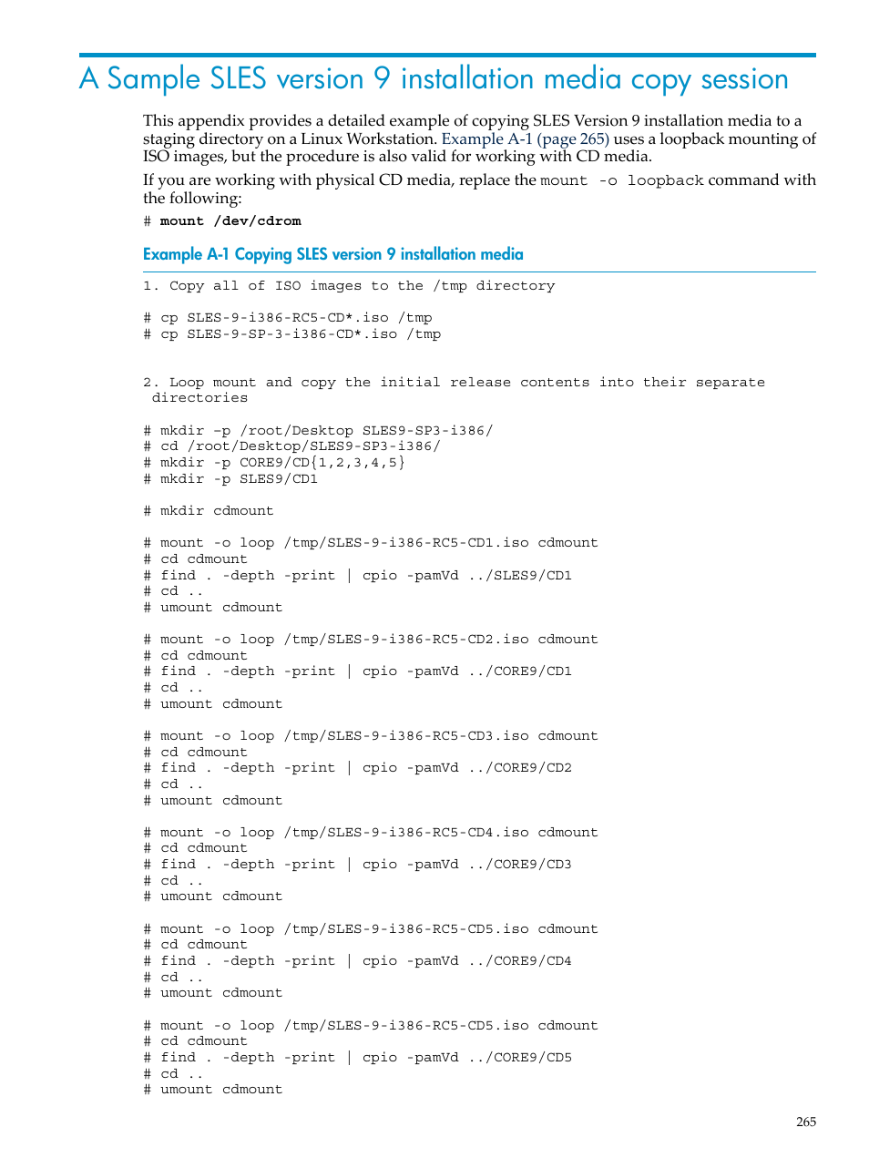 HP Insight Control Software for Linux User Manual | Page 265 / 278