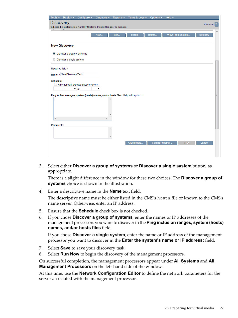 HP Insight Control Software for Linux User Manual | Page 27 / 278