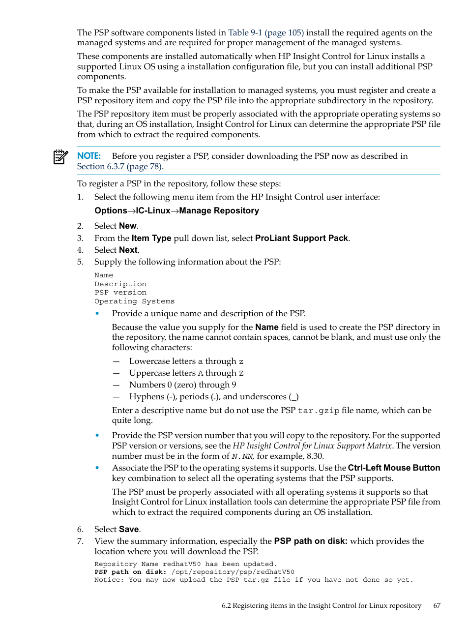 HP Insight Control Software for Linux User Manual | Page 67 / 278