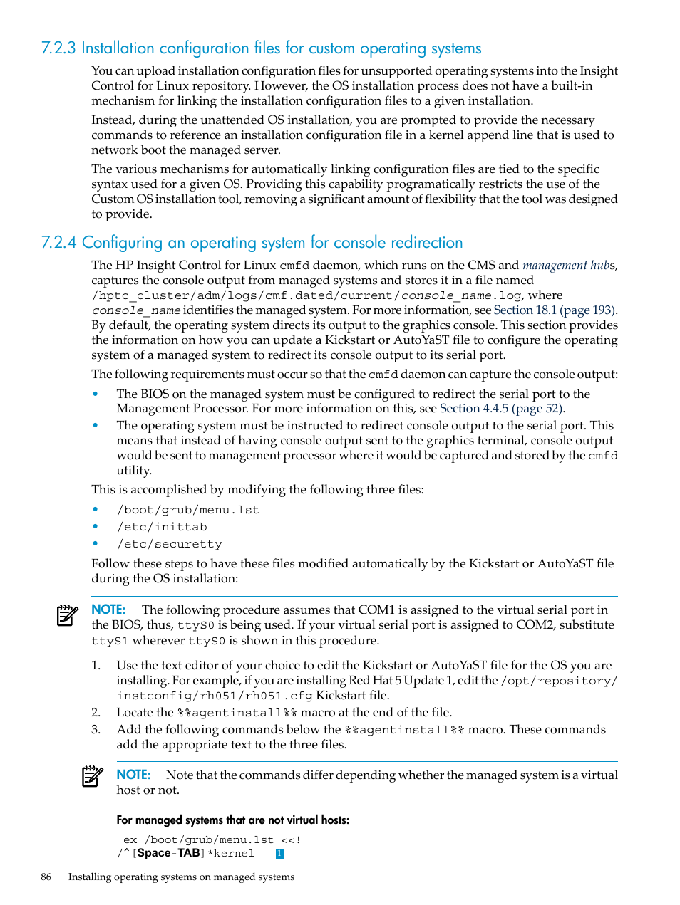 HP Insight Control Software for Linux User Manual | Page 86 / 278