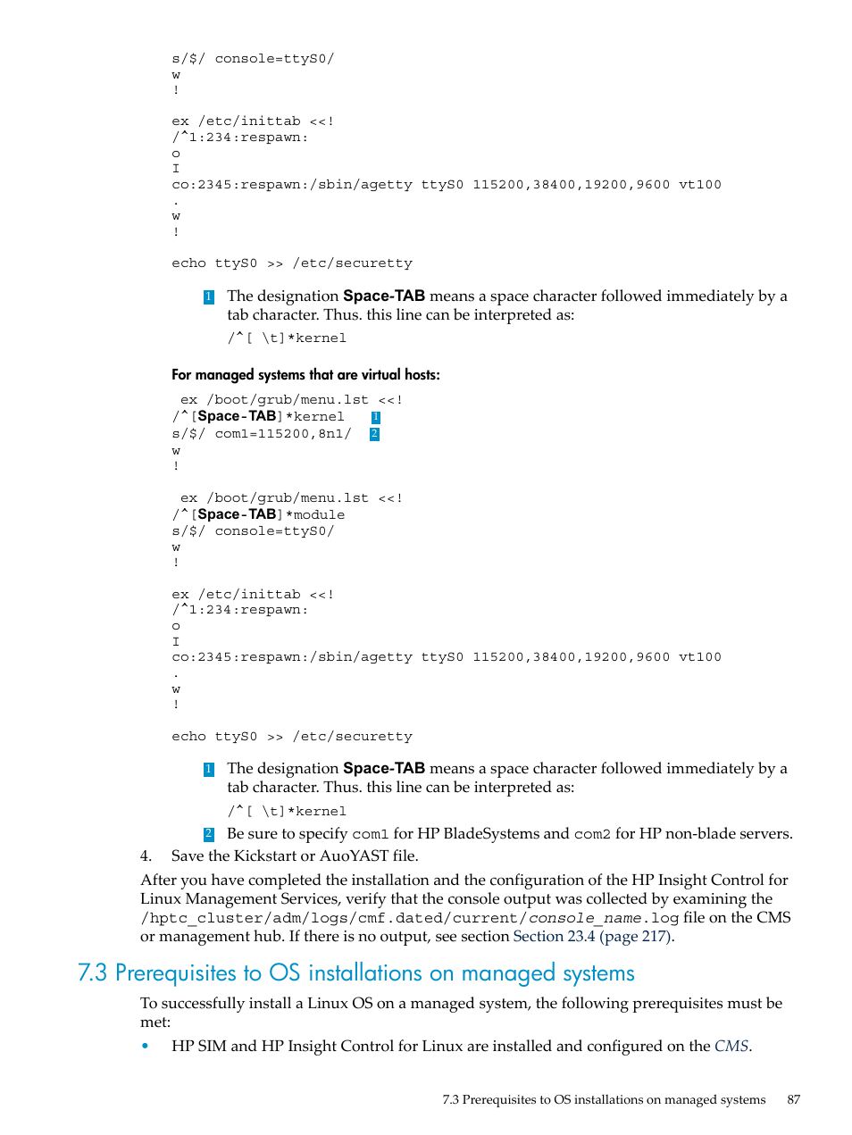 HP Insight Control Software for Linux User Manual | Page 87 / 278