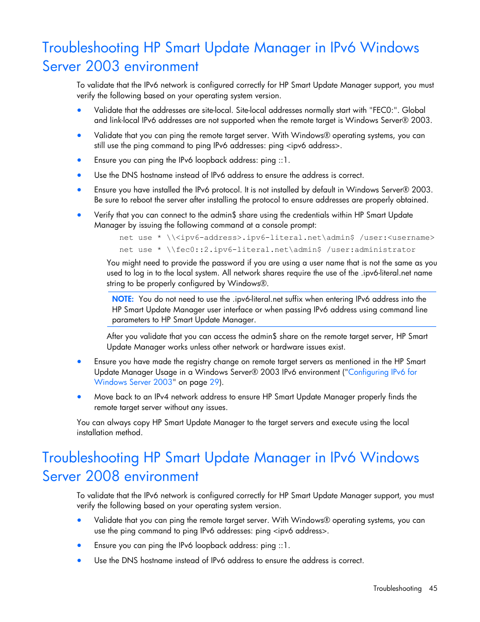 HP SmartStart-Software User Manual | Page 45 / 52