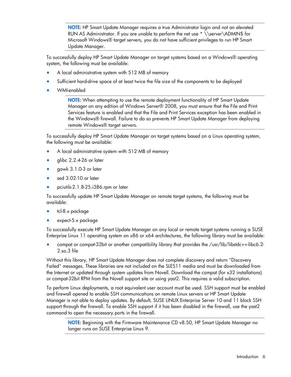 HP SmartStart-Software User Manual | Page 6 / 52