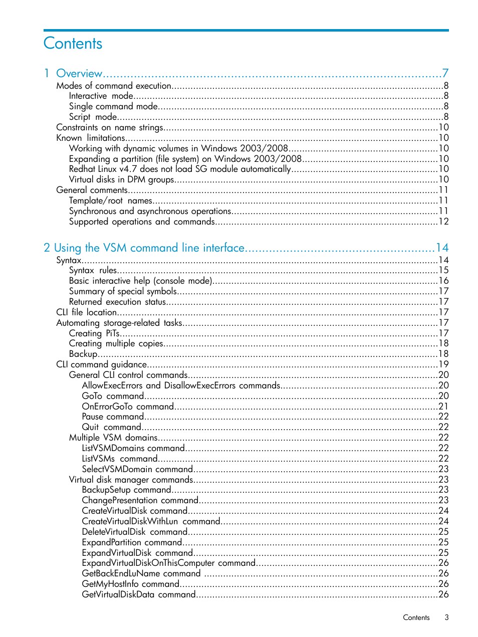 HP SAN Virtualization Services Platform User Manual | Page 3 / 79
