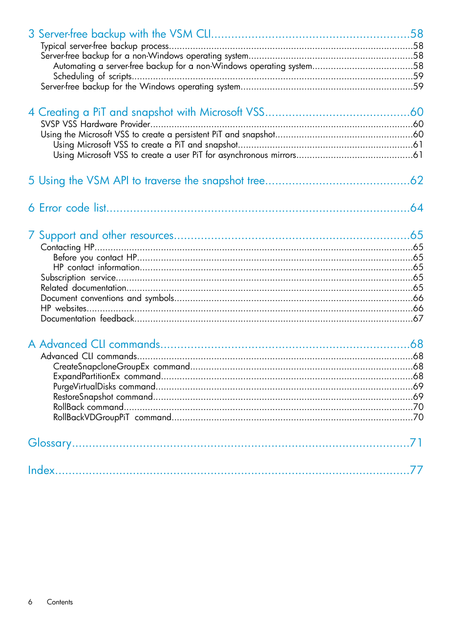 HP SAN Virtualization Services Platform User Manual | Page 6 / 79