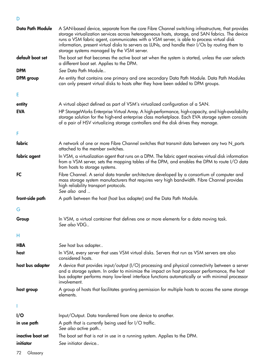HP SAN Virtualization Services Platform User Manual | Page 72 / 79