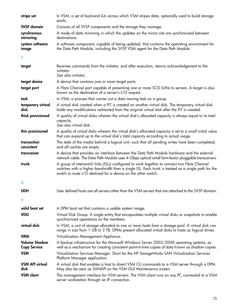 HP SAN Virtualization Services Platform User Manual | Page 75 / 79