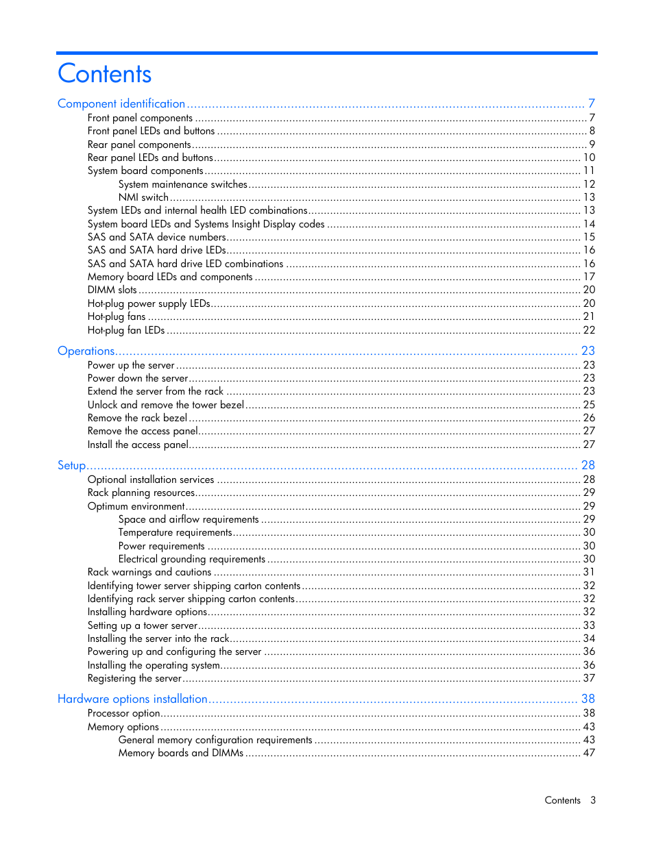 HP ProLiant ML570 G4 Server User Manual | Page 3 / 125