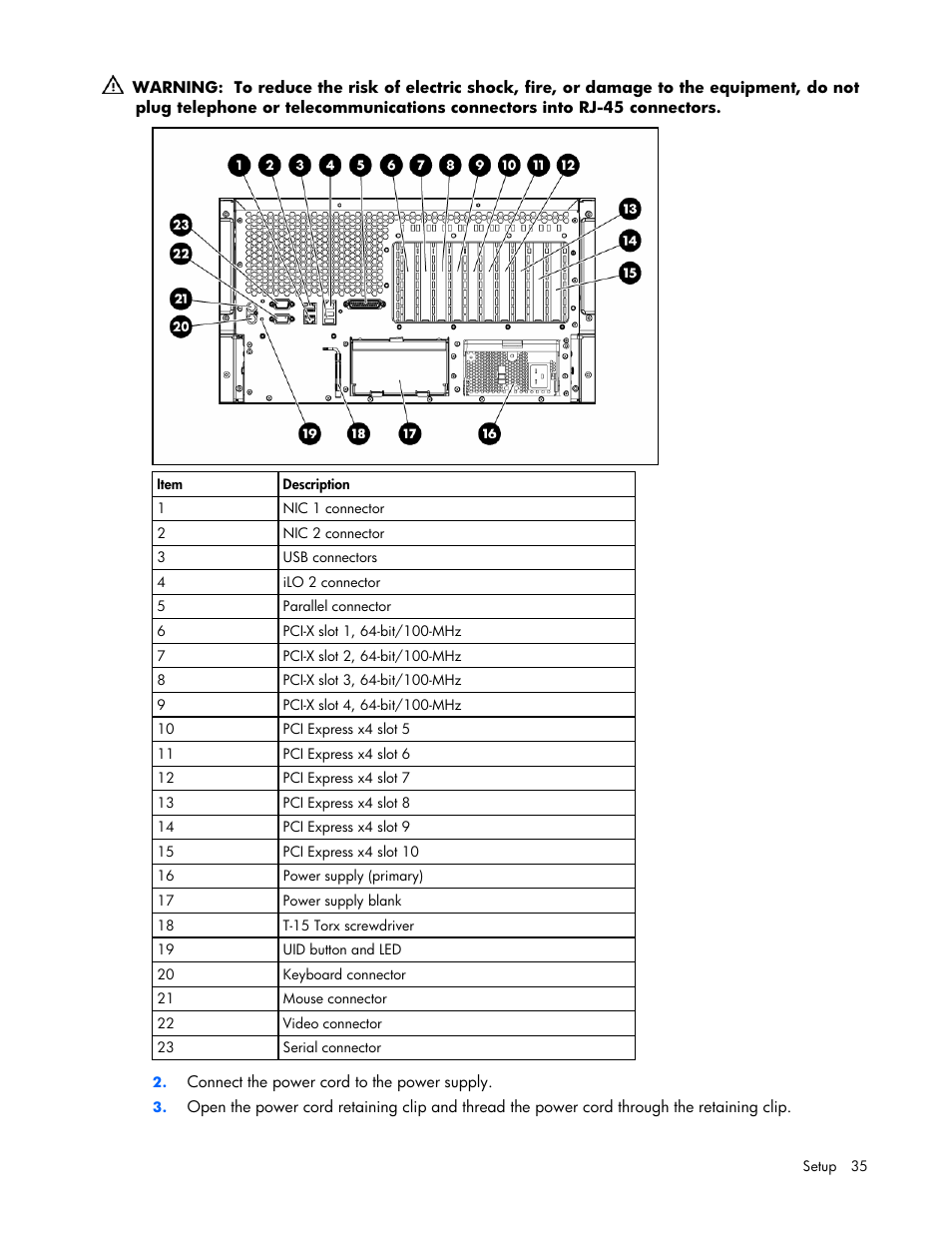 HP ProLiant ML570 G4 Server User Manual | Page 35 / 125