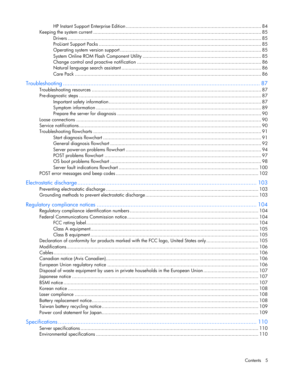 HP ProLiant ML570 G4 Server User Manual | Page 5 / 125