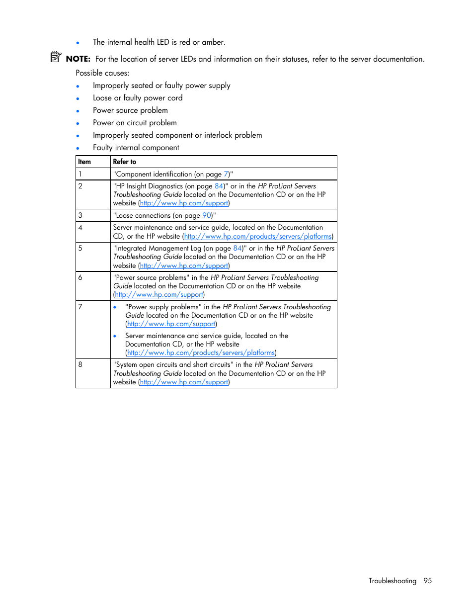 HP ProLiant ML570 G4 Server User Manual | Page 95 / 125