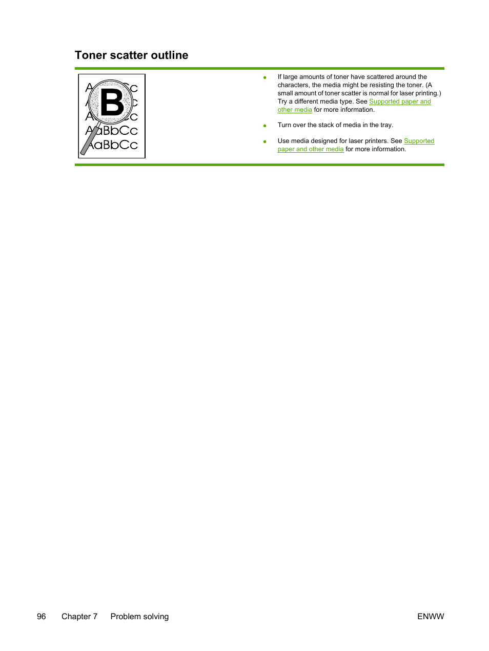 Toner scatter outline | HP LaserJet P2015 User Manual | Page 106 / 158
