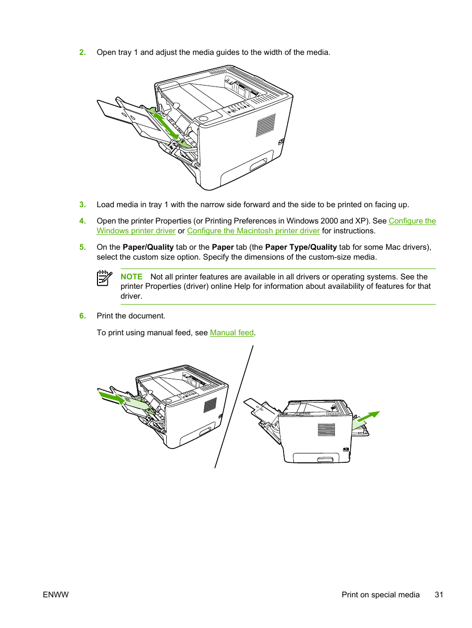HP LaserJet P2015 User Manual | Page 41 / 158