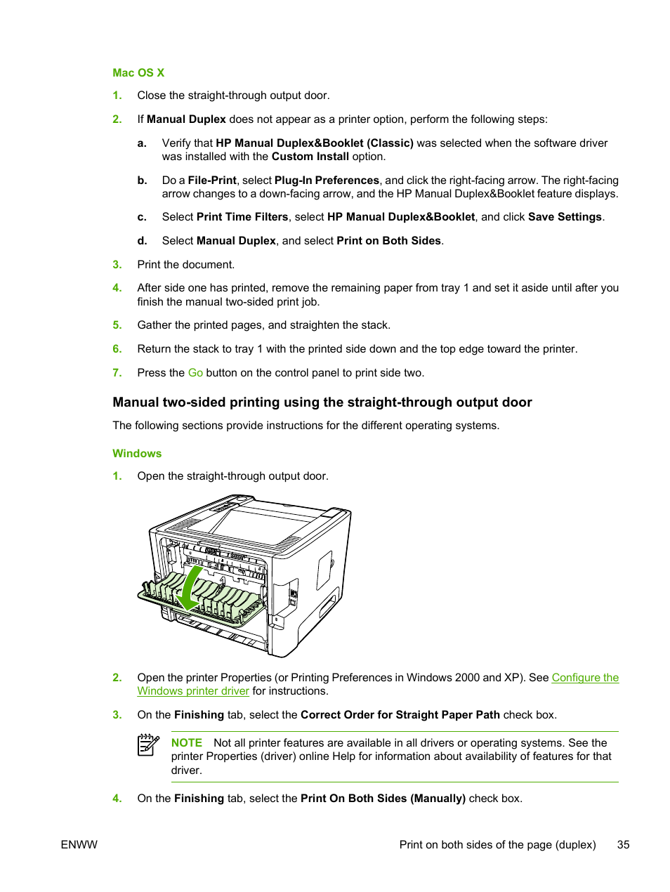HP LaserJet P2015 User Manual | Page 45 / 158