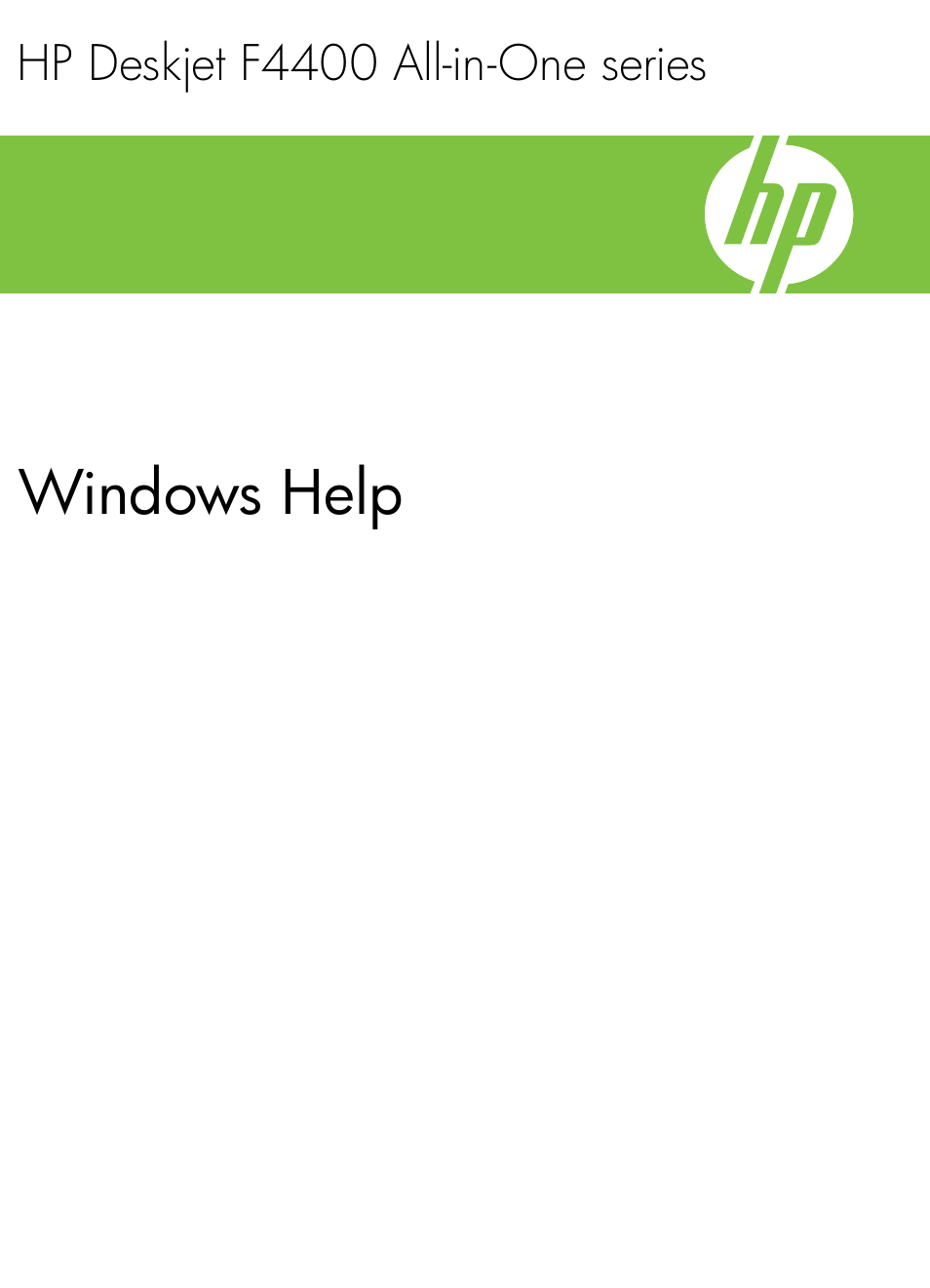HP Deskjet F4480 User Manual | 113 pages