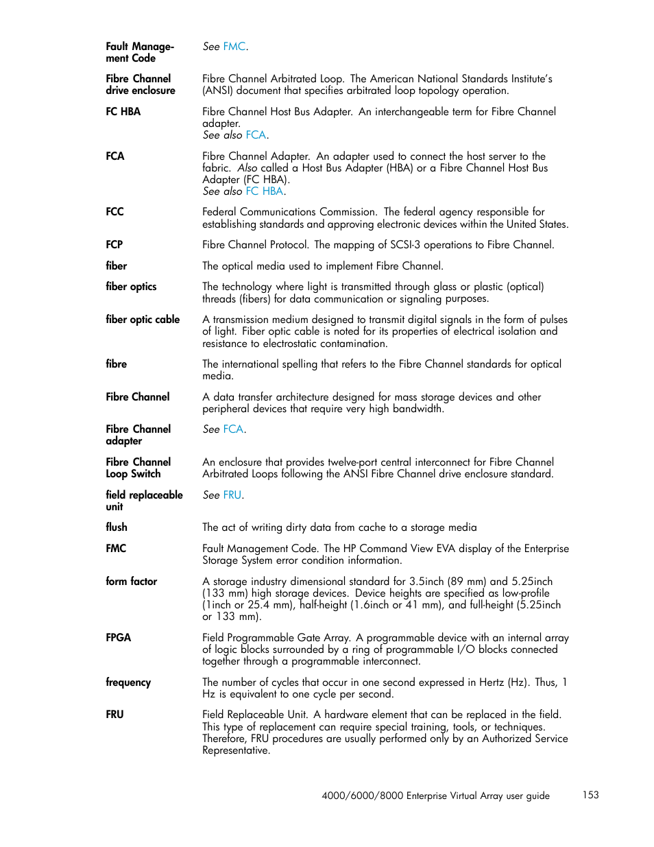 HP 4000.6000.8000 Enterprise Virtual Arrays User Manual | Page 153 / 169