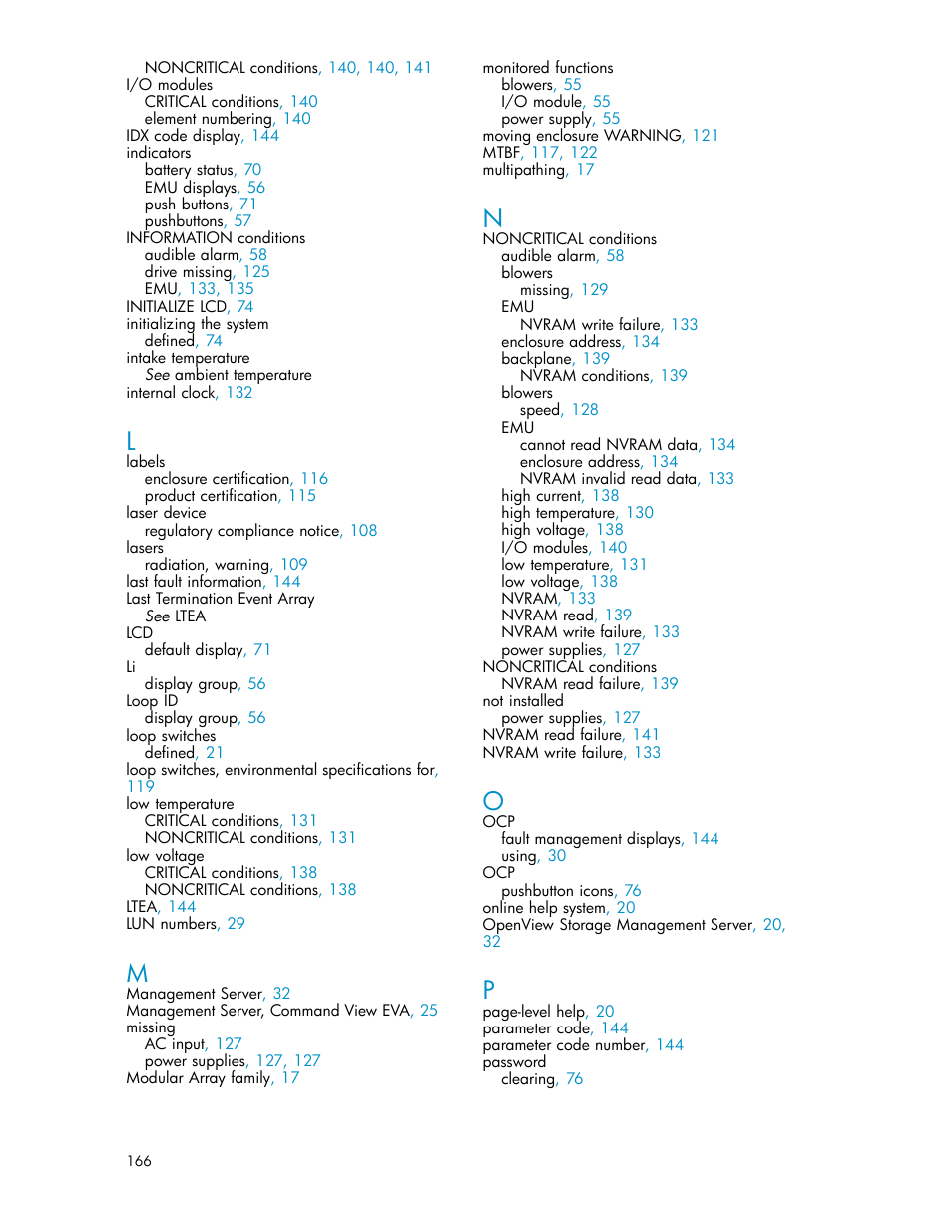 HP 4000.6000.8000 Enterprise Virtual Arrays User Manual | Page 166 / 169