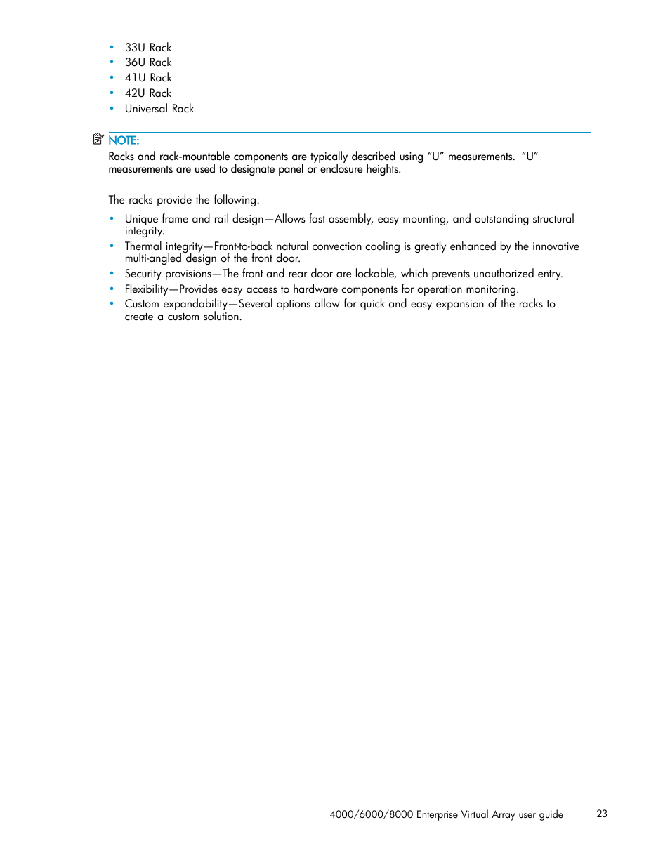 HP 4000.6000.8000 Enterprise Virtual Arrays User Manual | Page 23 / 169