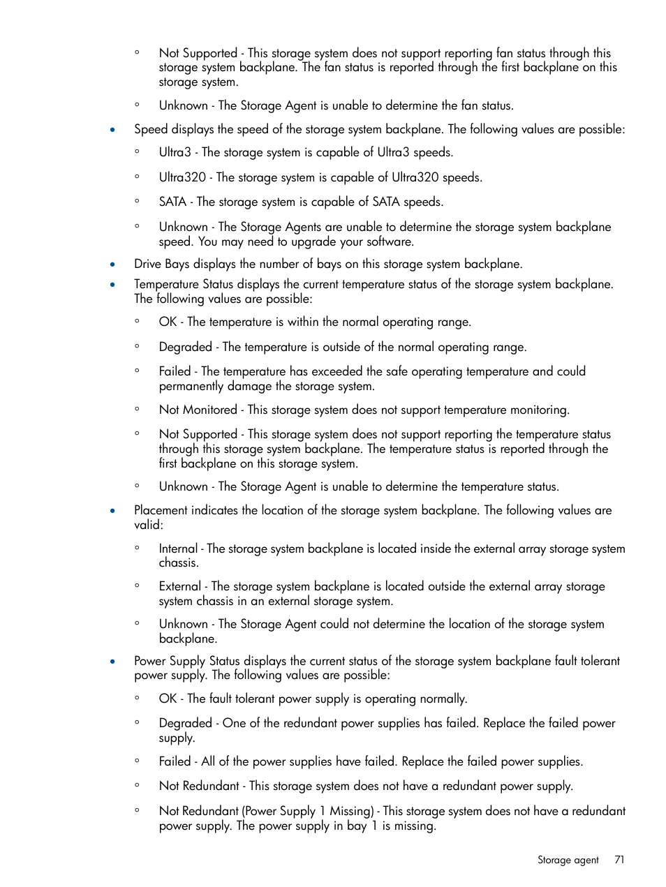 HP Insight Management Agents User Manual | Page 71 / 177